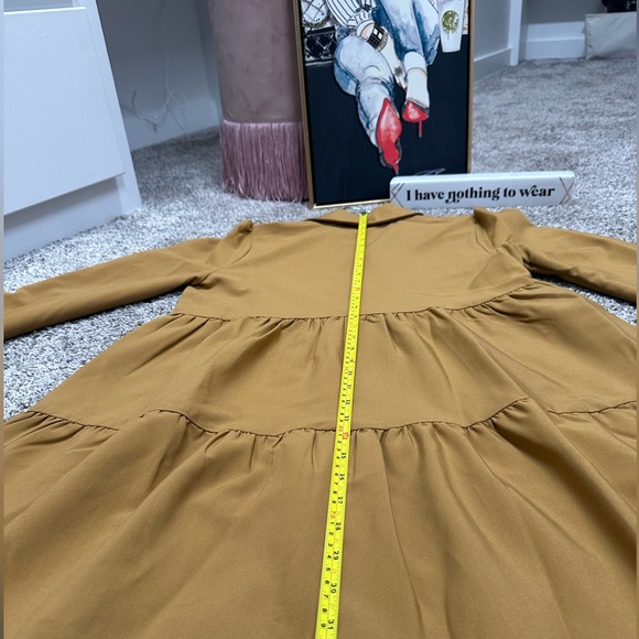 💛💛COPPER KEY MUSTARD COLOR A LINE DRESS SZ Small 💛💛NWT - Picture 13 of 16